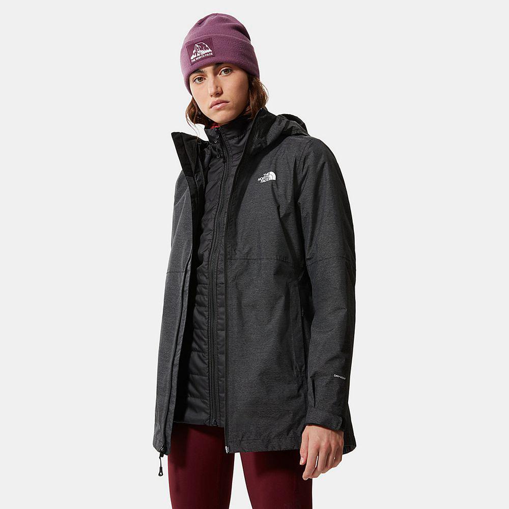 The North Face Hikesteller Triclimate Γυναικεια Μπουφάν 3 Σε 1 - Μαυρα (LWTY60583)